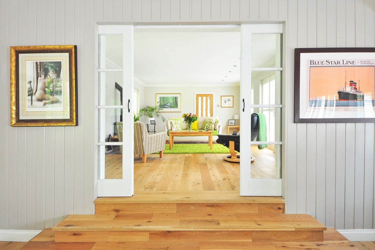 interior of home with doors